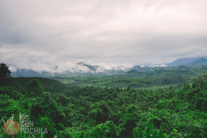 El paisaje -espectacular- amenazando más lluvia