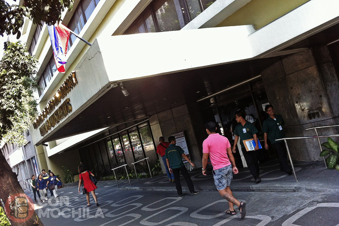 La oficina de inmigración de Makati