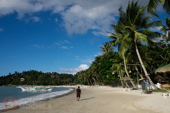 La playa principal