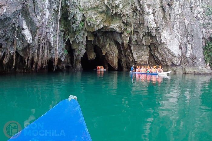 Entrada al río subterráneo de Puerto Princesa