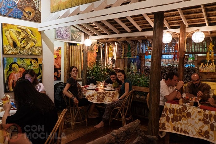 En el restaurante Kalui