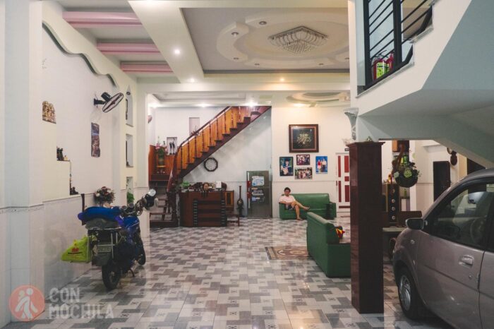 La guesthouse donde pasamos la noche