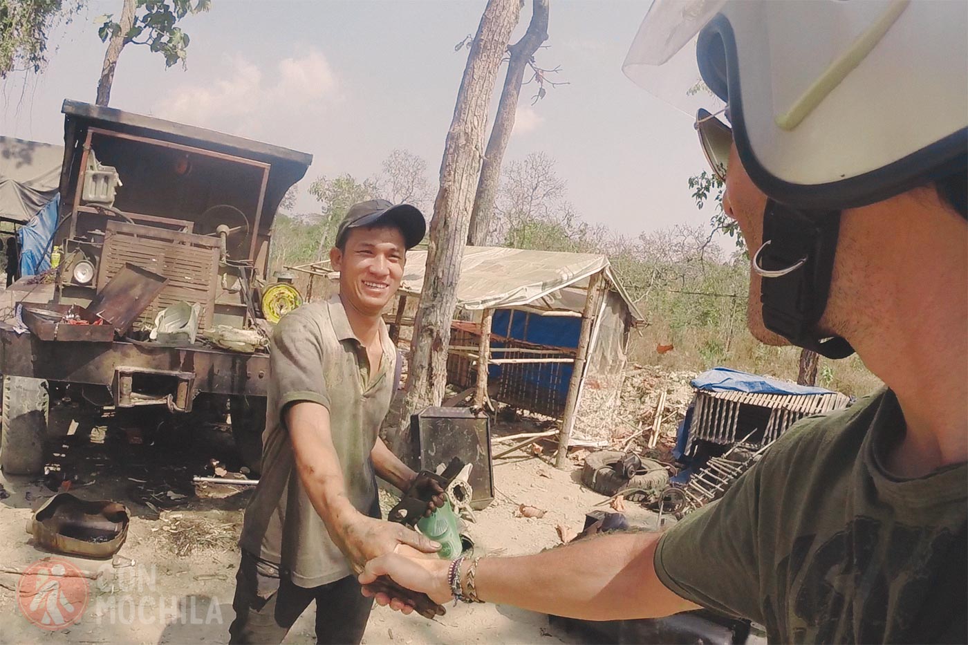 One of the guys that helped us