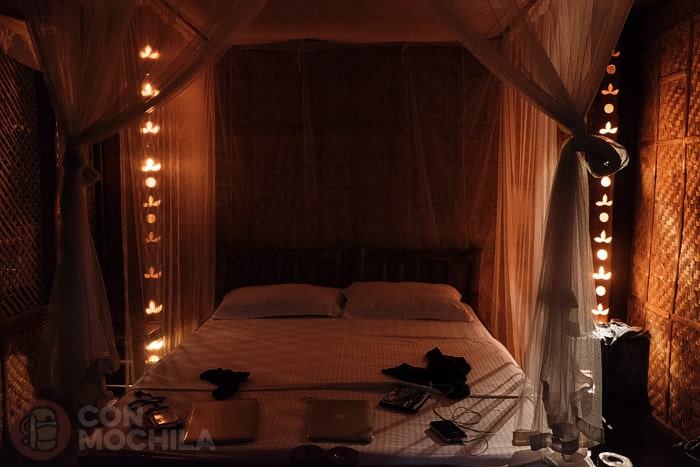 La habitación de noche