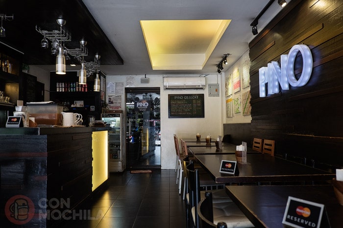 Interior del restaurante