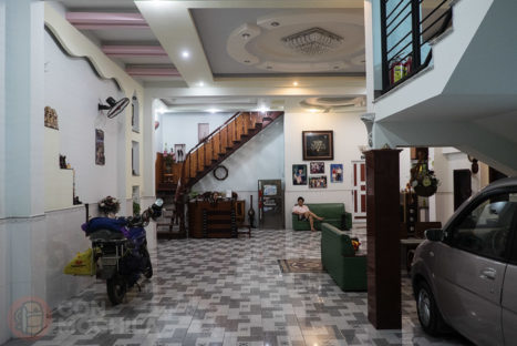La gran entrada de la guesthouse