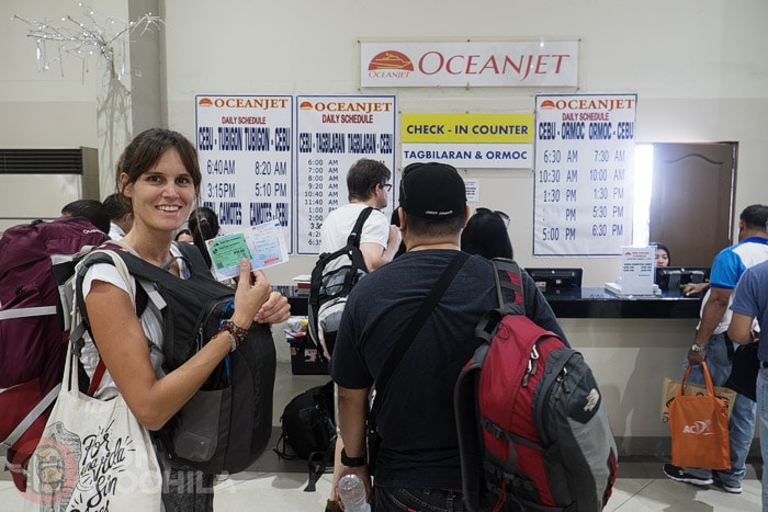 Y ahora hacer el check-in