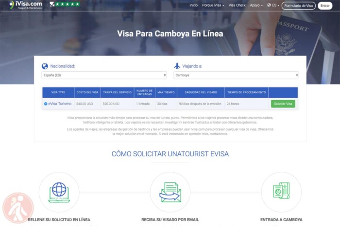 Visado de Camboya online sin complicaciones