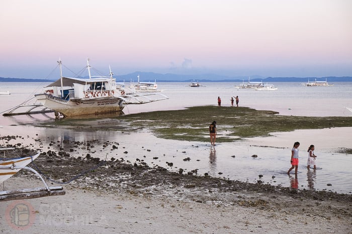 Ambiente con la marea baja