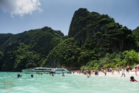 Maya Bay "La playa" totalmente masificada