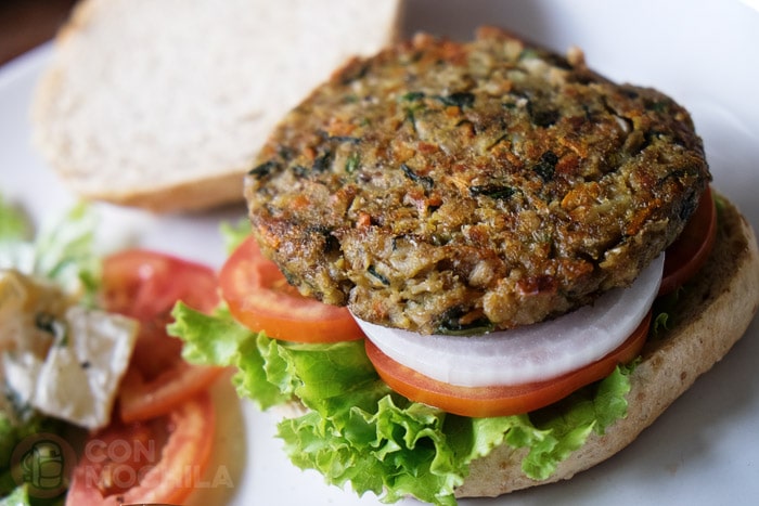 Apetitosa hamburguesa