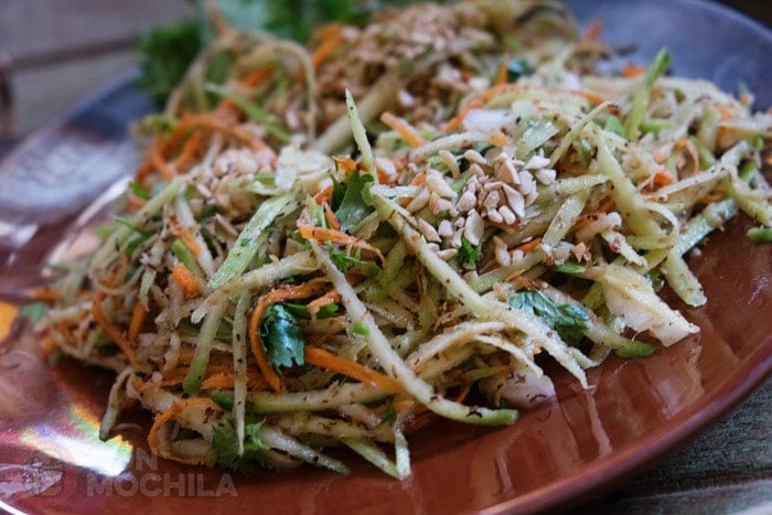 Ensalada de papaya