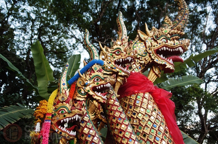 Detalle de la naga