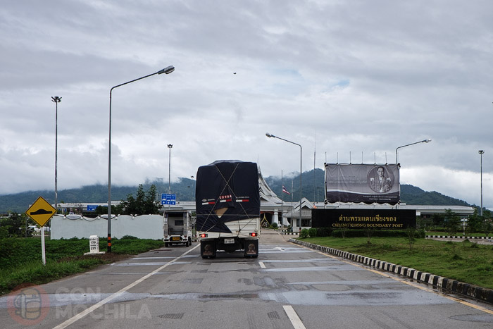 Arriving at the Thai Border of the Friendship Bridge IV
