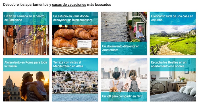 Los apartamentos y casas vacaionales más buscadas de Hundredrooms