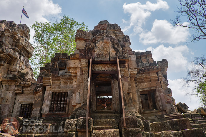 Otra imagen de las ruinas