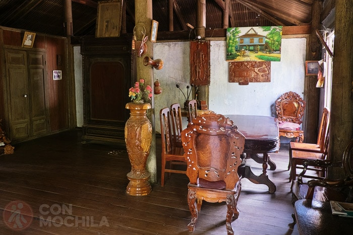 Detalle del interior de la casa