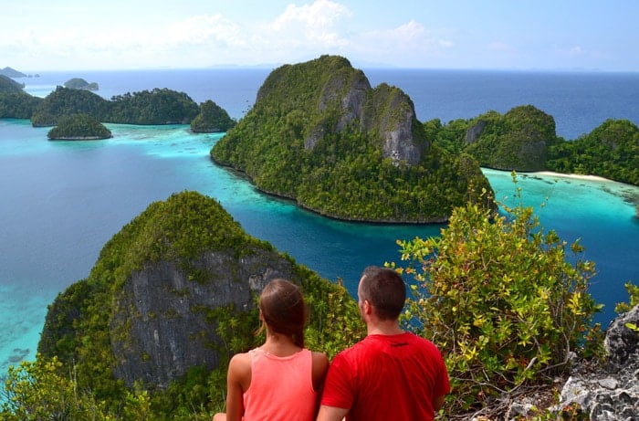 Itinerario de viaje a Indonesia: Espectaculares vitas de Wayag, en el norte de Raja Ampat (Indonesia)