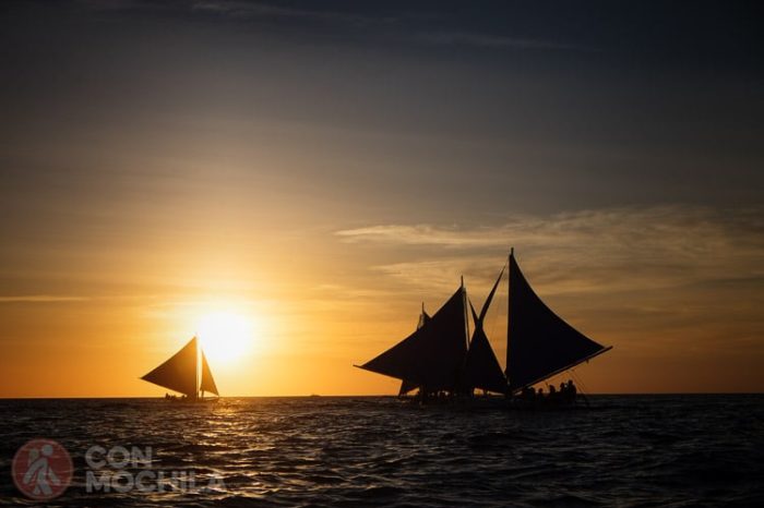 Atardecer en barco de vela 4
