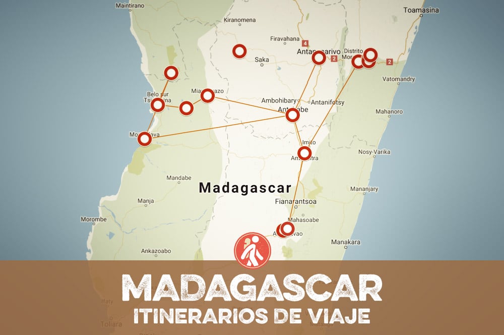 ITINERARIOS DE VIAJE a MADAGASCAR