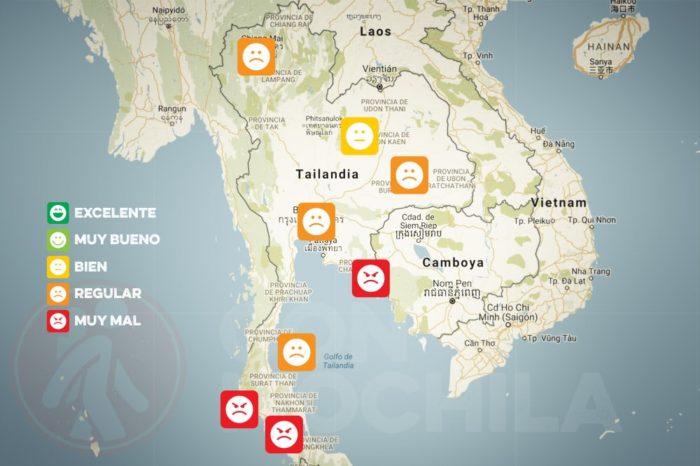 El tiempo y el clima de Tailandia en OCTUBRE