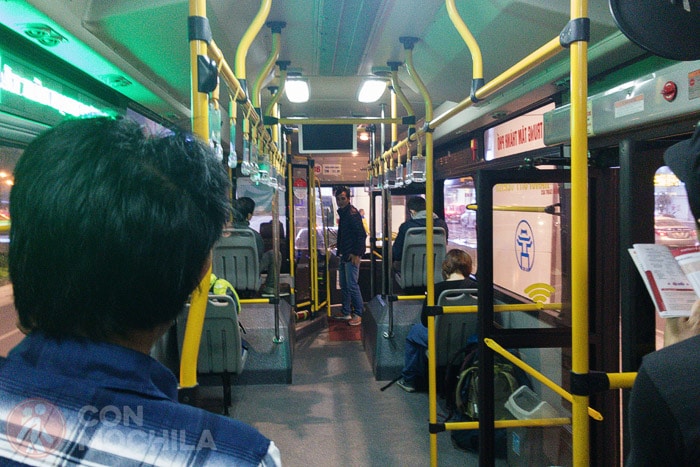 Inside the Express Bus 86
