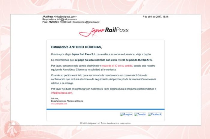 COMPRA JAPAN RAIL PASS PASO A PASO 06
