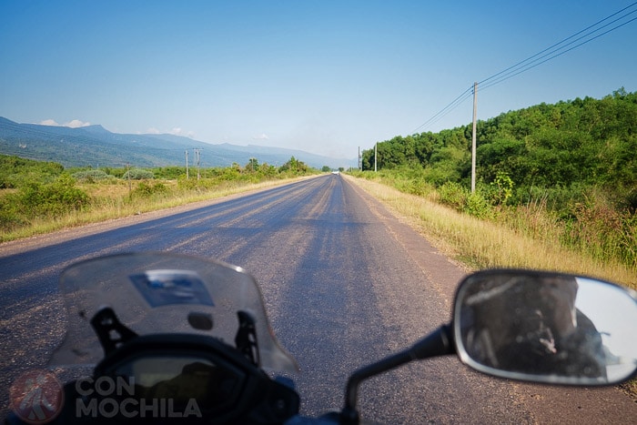 La carretera hacia Paxsan
