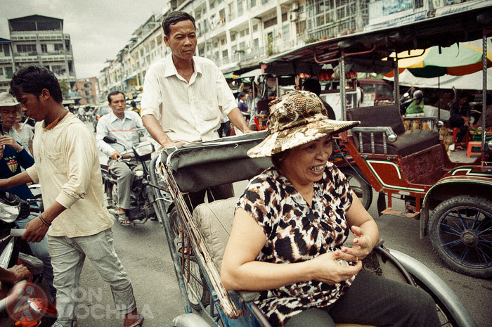 Una calle de Phnom Penn