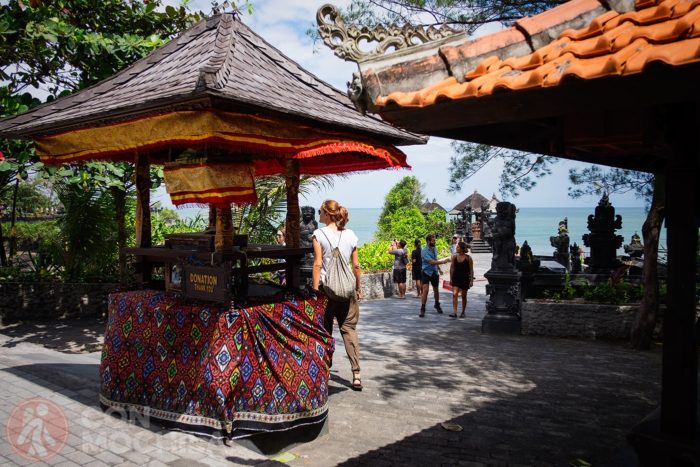 La zona del templo de Pura Batu Bolong