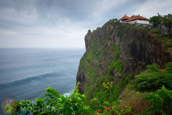 Una vista del templo de Uluwatu
