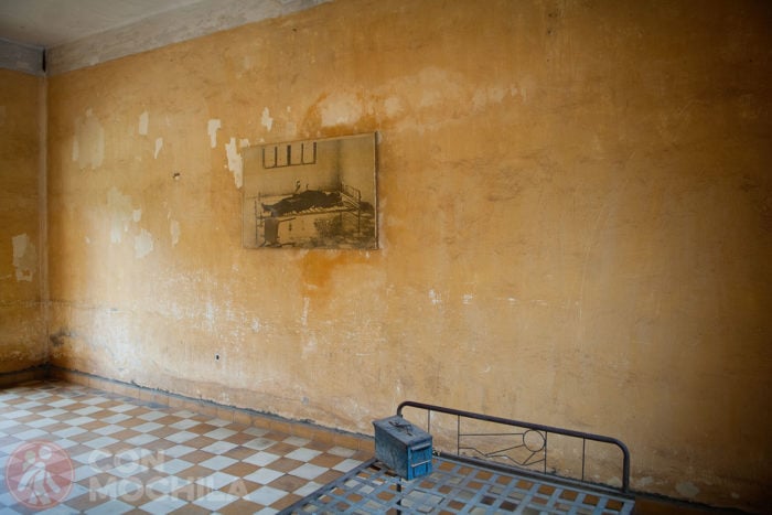 Una de las clases del instituto convertidas en celda de tortura