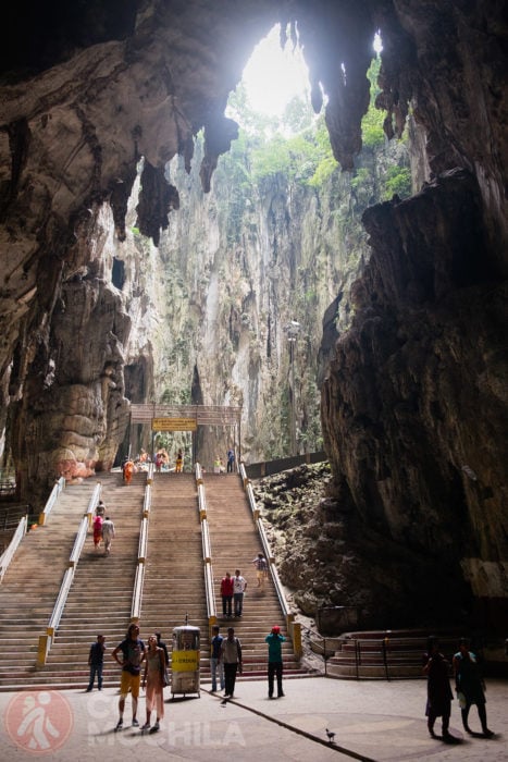 Interior de la gran cueva