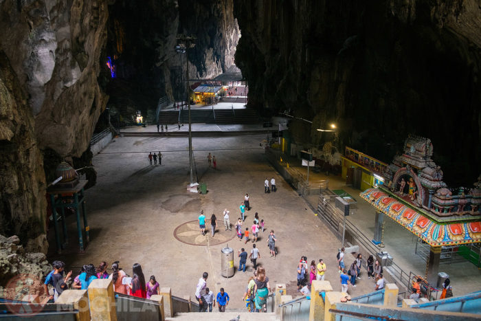 Interior de la gran cueva