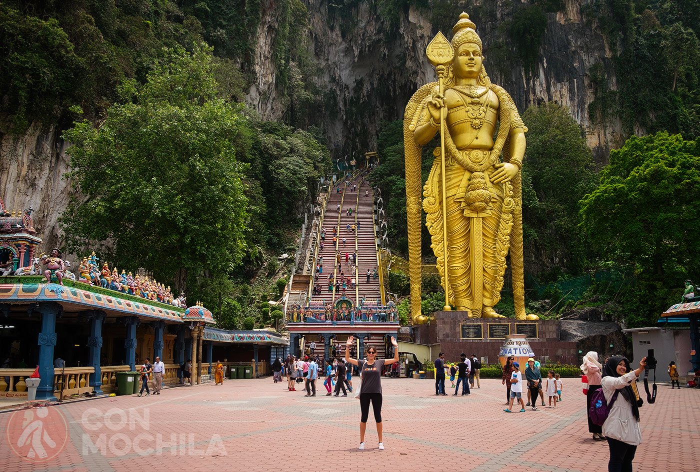 Las famosas Batu Caves de Kuala Lumpur