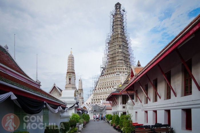 Wat Arun en obras de restauración