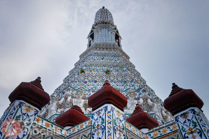 Una de las torres del templo
