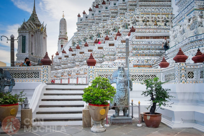 Segunda terraza del templo Wat Arun