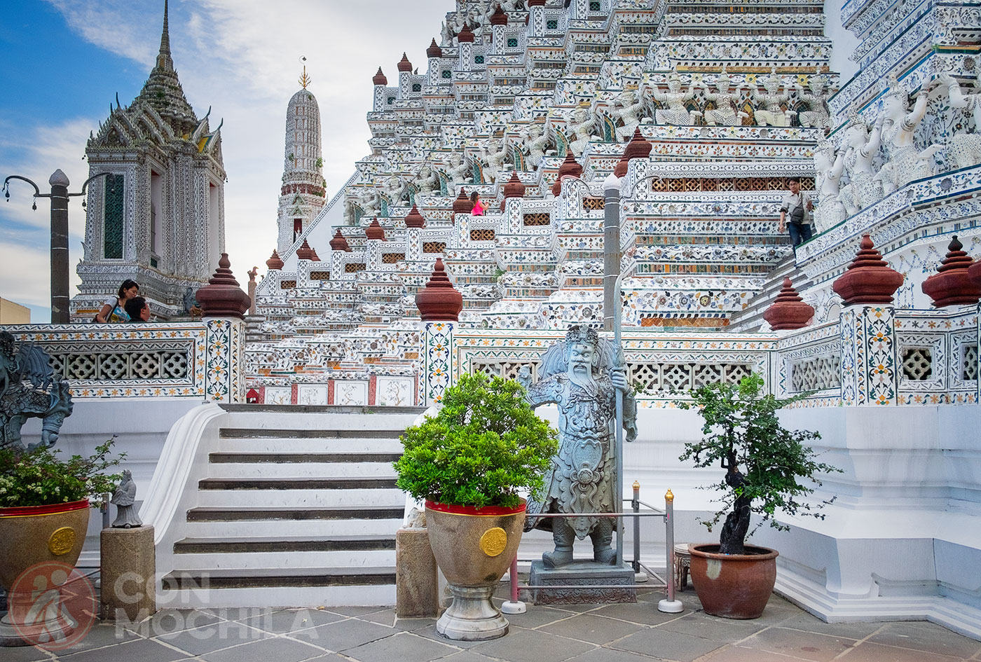 Second terrace of Wat Arun temple
