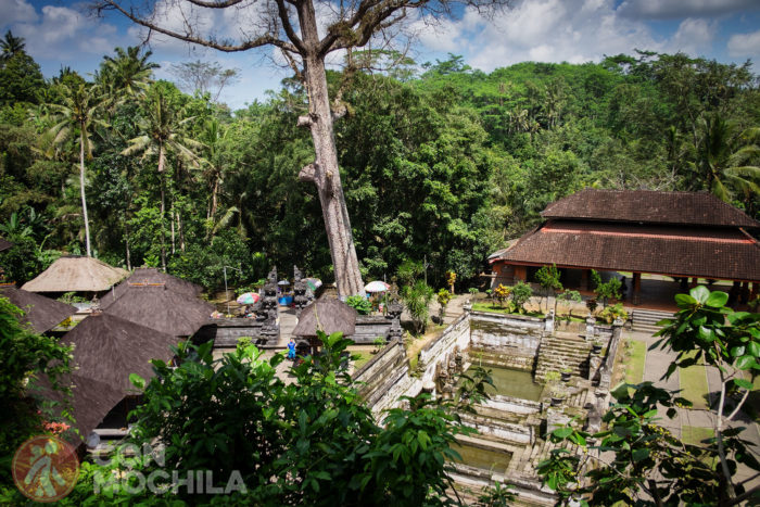 Ya se empieza a vislumbrar el complejo Goa Gajah