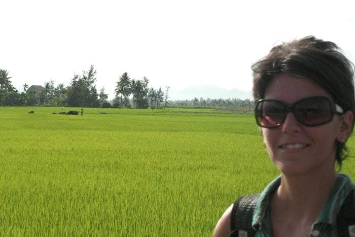 Itinerariode viaje a Vietnam. Bucólico paisaje a las afueras de Hoi An.