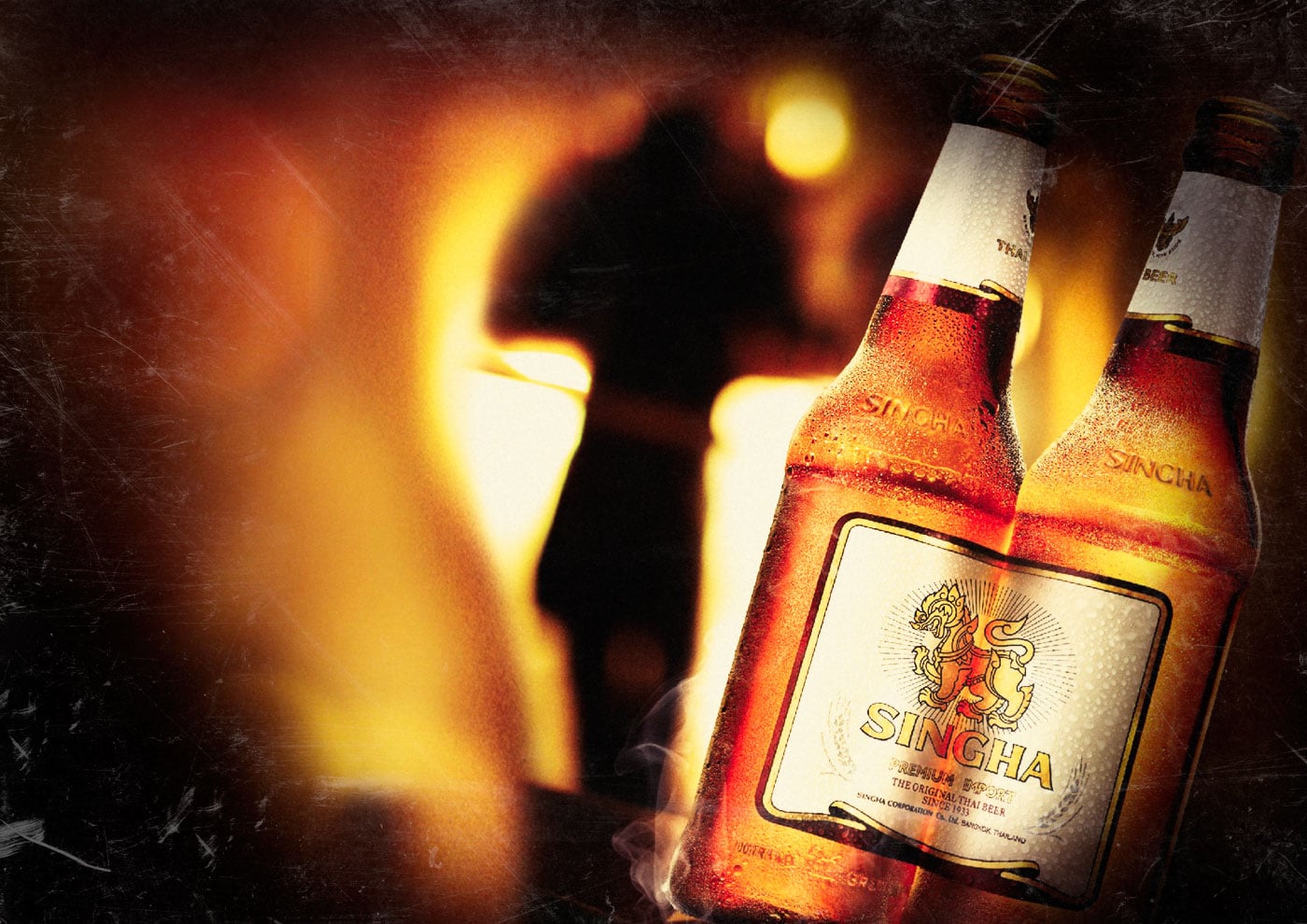 La crónica cósmica. Me senté en el jardín y pedí una cerveza "Singha"