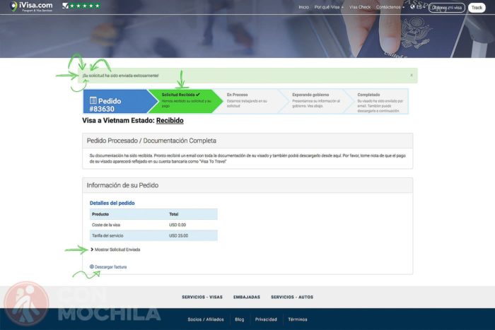 Proceso realizado con éxito