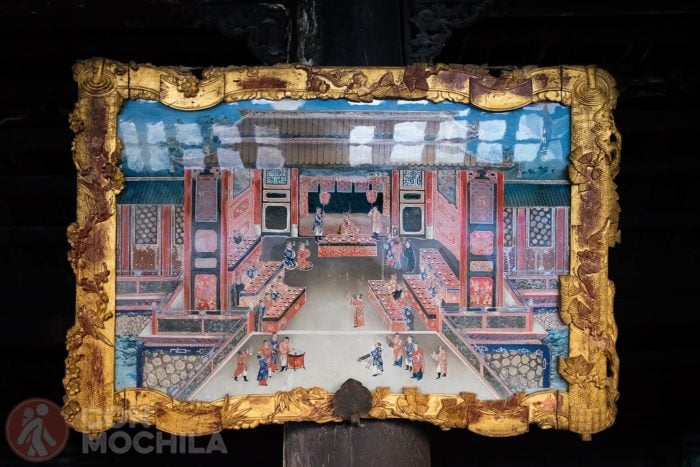 Una pintura de una escena imperial
