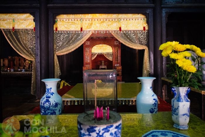 Un pequeño altar