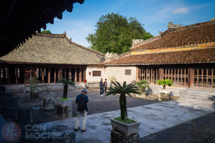 El patio interior del Hoa Khiem