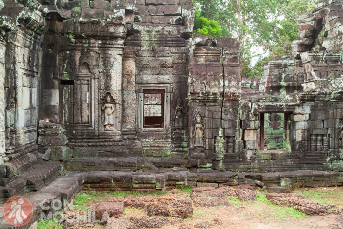 Zona del exterior del templo Banteai Kdei