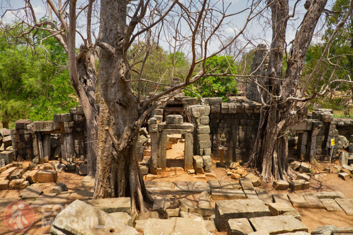 Detalle de las ruinas