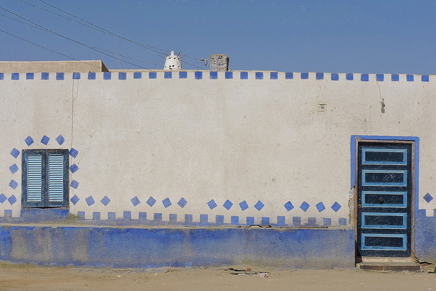 Casa en un pueblo nubio