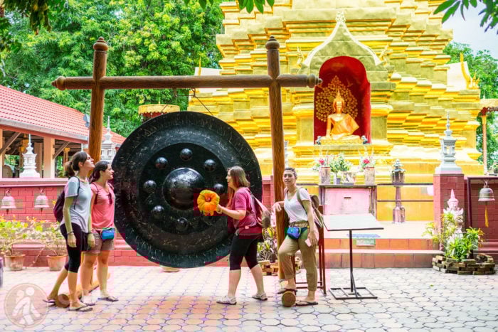 Sara, Mariajo y Ester comodísimas en Chiang Mai